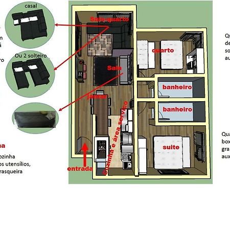Novo Lar Gramado 2 Apartment Ngoại thất bức ảnh